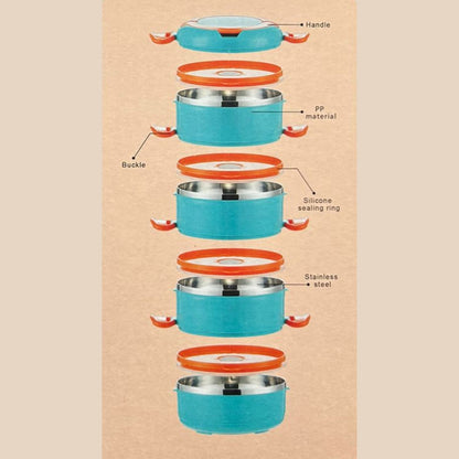 Lunch Tiffin Box 4 Layers Hot Box | GBR-122