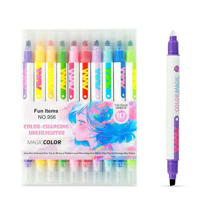 Shoppertize Skyglory Double Side Watercolour Brush Pen Set, Aquarelle Brush Pen - Set of 24(Glass)