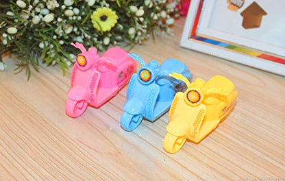 TREXEE (Pack of 12 Motorcycle Shape Sharpener For School Kids, Students, Boys & Girls Return Gift