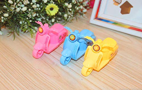 TREXEE (Pack of 12 Motorcycle Shape Sharpener For School Kids, Students, Boys & Girls Return Gift
