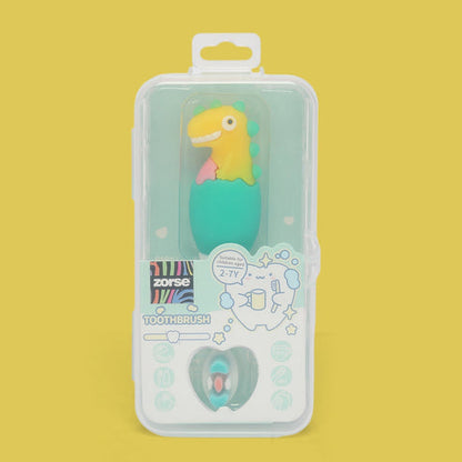 ZORSE Dinosaur Kids Toothbrush for Ages 2 to 7