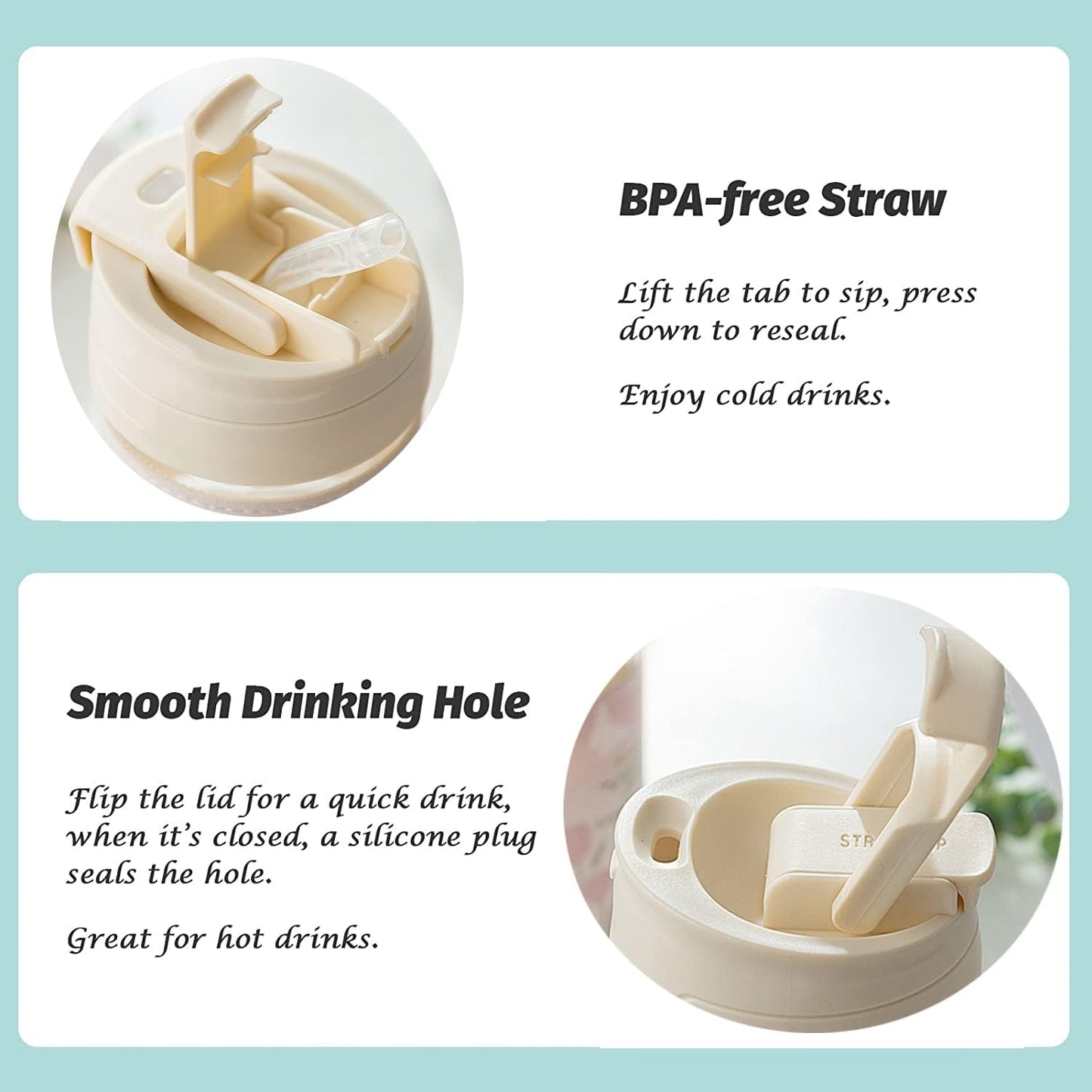 Floral Sleeve Fancy Water Bottle with Pearls - 330 ml