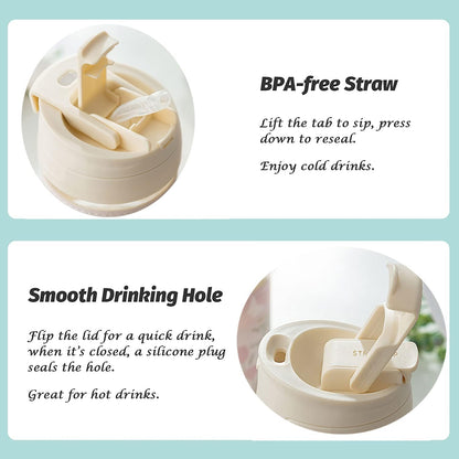 Floral Sleeve Fancy Water Bottle with Pearls - 330 ml