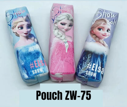 Elsa Single Zip Pencil Case (No. ZW-75, MOQ 6)