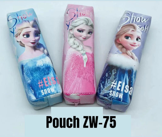 Elsa Single Zip Pencil Case (No. ZW-75, MOQ 6)
