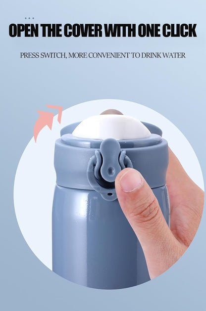V21® Vacuum Insulated Stainless Steel Metal Bottles,17oz Leak Proof Double Wall Vacuum Water Bottles,Reusable Flask BPA-Free Sports Bottle Cup Keep Hot or Cold for Gym,Travel (Pack of 4 All Color)