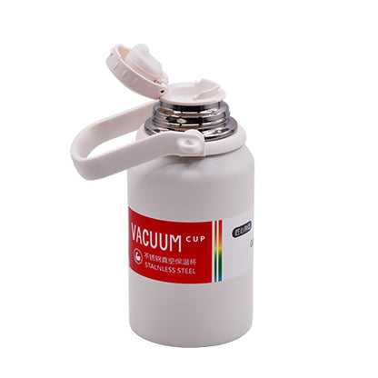 304 Stainless Steel Vacuum Thermos Flask With Handle and Strap