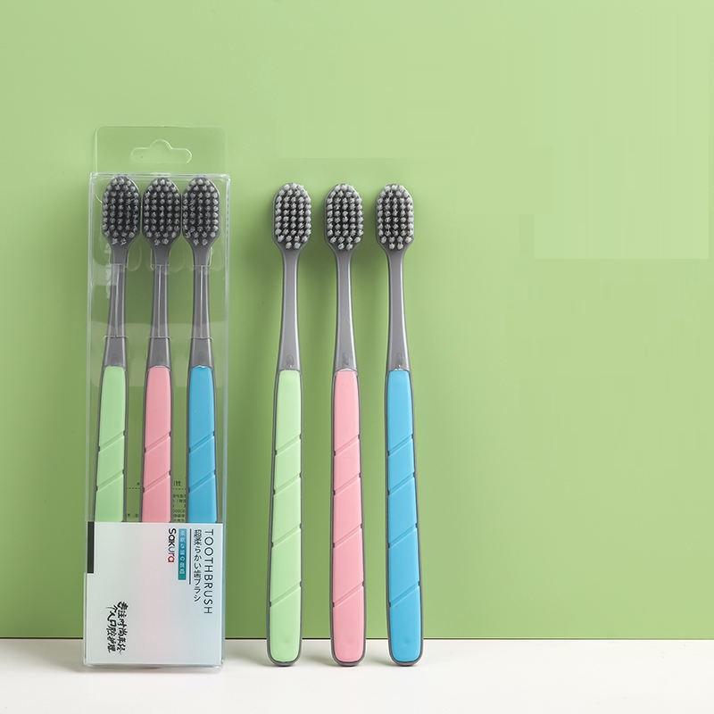 New Arrival Portable Ultra Soft Toothbrushes (Pack of 3)