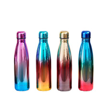 GIBO Gradient Chrome Stainless Steel Water Bottle 500ml