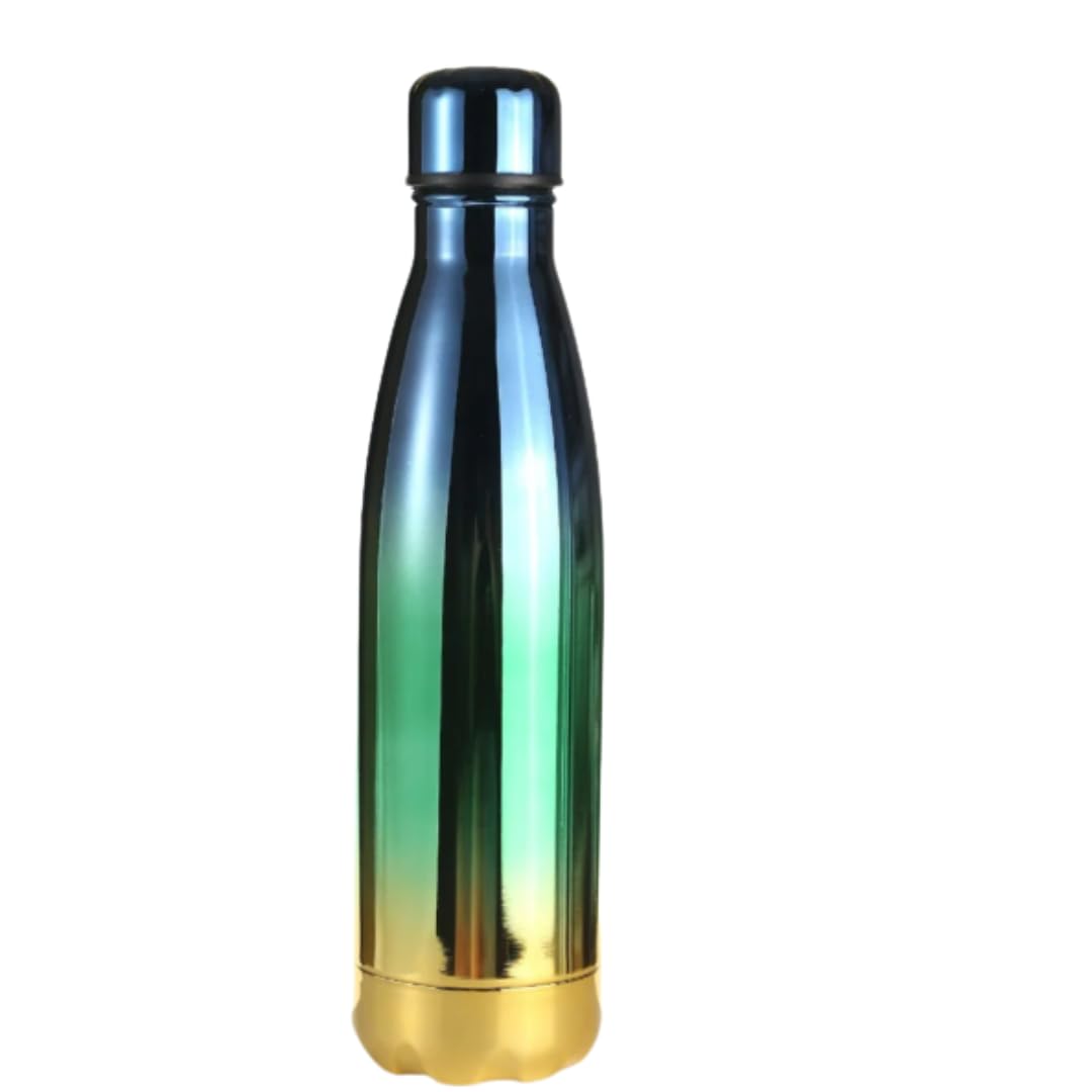 GIBO Gradient Chrome Stainless Steel Water Bottle 500ml