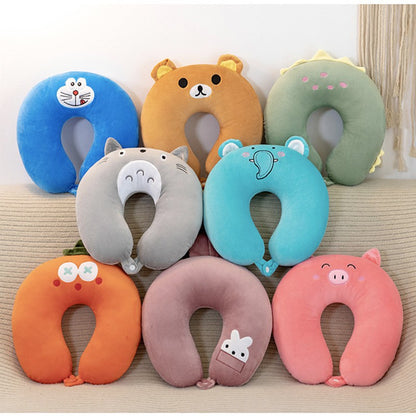 Pink Panther U-shaped Neck Pillow for Travel, Train, Airplane, and Car Use - Neck Support for Women