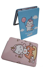 Unicorn Double Sided Pocket Compact Mirror