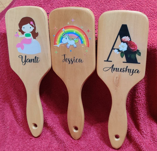 Kiddies Gifties Personalised Hair Brush for Women