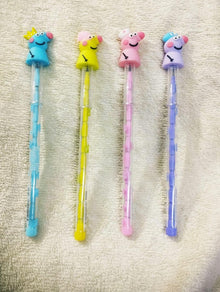 Peppa Pig Character Push Pencil with Cute Topper