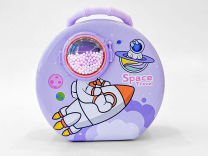 Space Travel Metal Piggy Bank with Password Lock