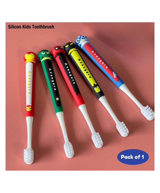 Superheroes Kids Toothbrush Extra Soft Bristles - Multicolour (Design May Vary) | GBT-SSH-047