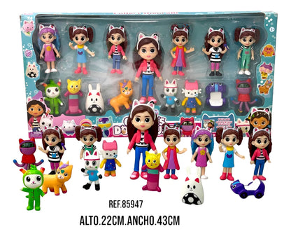 Gabby's 15 pcs Doll House