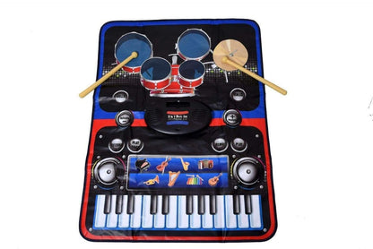 2-in-1 Musical jam playmat (Carpet Piano), Musical Toy for Kids Above 3 Years (Multi-Color)- Multi Color
