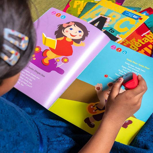 goDiscover Interactive Smart Book Series with Talking Pen | Set of 9 Fun Educational Books with Alphabets, Numbers, Colours, & More | Fun Learning Activity Toy for 2–4 Year Kids