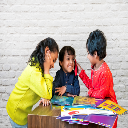 goDiscover Interactive Smart Book Series with Talking Pen | Set of 9 Fun Educational Books with Alphabets, Numbers, Colours, & More | Fun Learning Activity Toy for 2–4 Year Kids