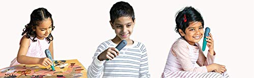 goDiscover Smart Chart with Talking Pen for Kids | 12 Interactive Self Reading Educational Learning Charts with Re-Recordable Stickers & Charger Cable for Age 5 to 10 Years Children