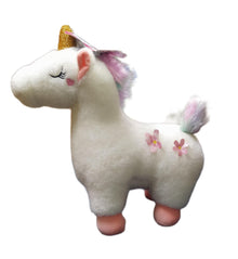 PRATAPSONS Unicorn Soft Plush Toy for Girls/Kids, Floppy and Glittery with Sparkling Horn, Stuffed Animal, Awesome Gift for Birthday Parties, Baby Showers, Christmas