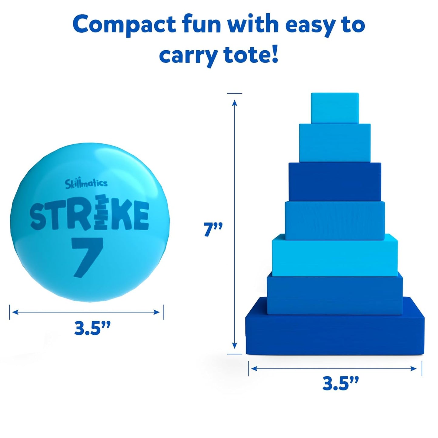 Skillmatics Strike 7 Outdoor Block Knocking Game