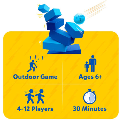 Skillmatics Strike 7 Outdoor Block Knocking Game