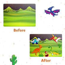 Skillmatics Peel and Press Foil Fun World of Dinosaurs Art and Craft Activity Set