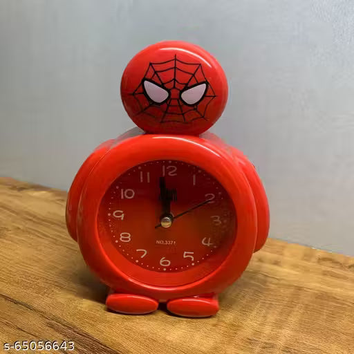 HARSHOOS Spiderman Superhero Alarm Clock for Boys