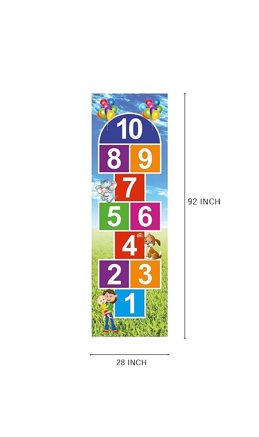 HOPSCOTCH COUNT AND JUMP JUMBO PLAY MAT