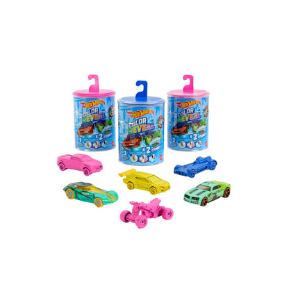 Hot Wheels Color Reveal Vehicle – 2 Car Pack Assorted (Surprise Colour-Changing Cars) (Age 3+)