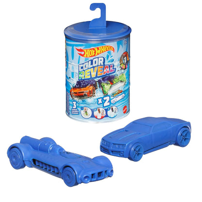 Hot Wheels Color Reveal Vehicle – 2 Car Pack Assorted (Surprise Colour-Changing Cars) (Age 3+)