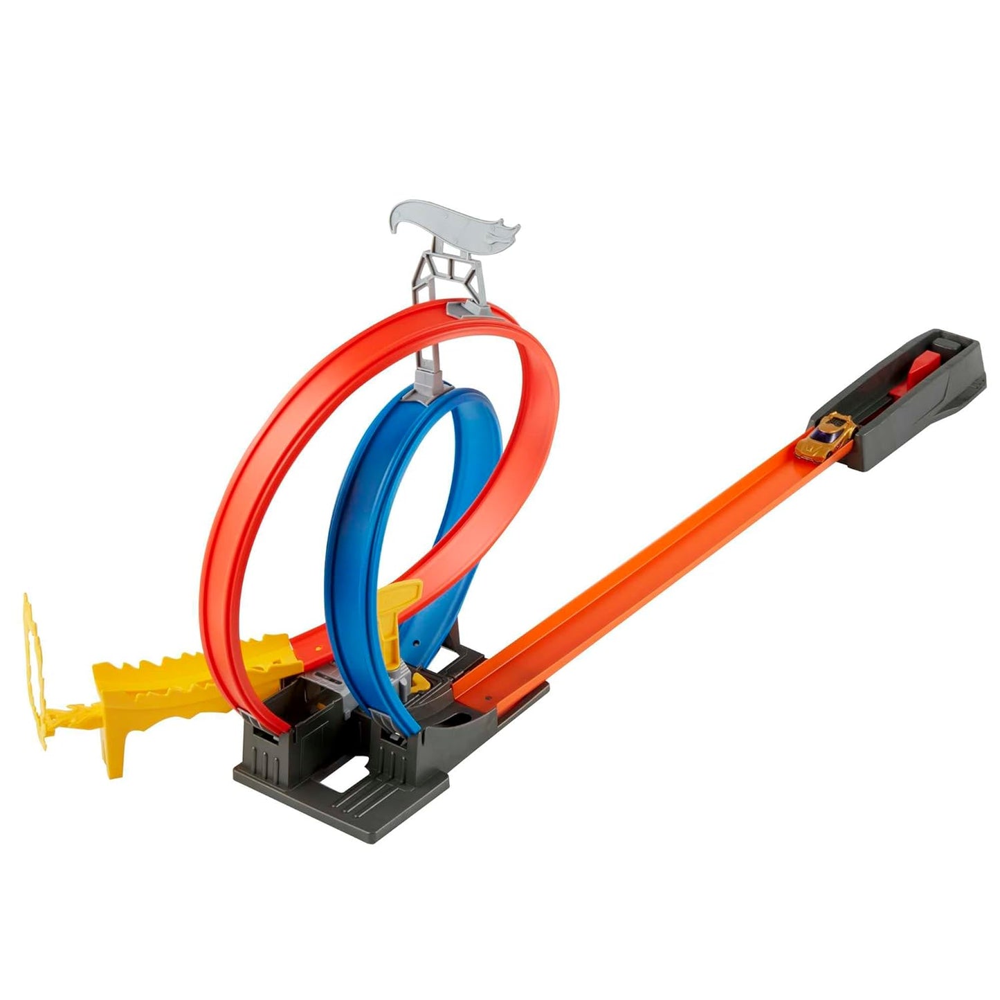 Hot Wheels® Energy Track™ Set with Double Loop, Ring of Fire and 1 Vehicle, Great Gift for 5 Year Olds and Up