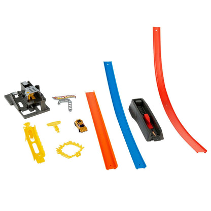 Hot Wheels® Energy Track™ Set with Double Loop, Ring of Fire and 1 Vehicle, Great Gift for 5 Year Olds and Up