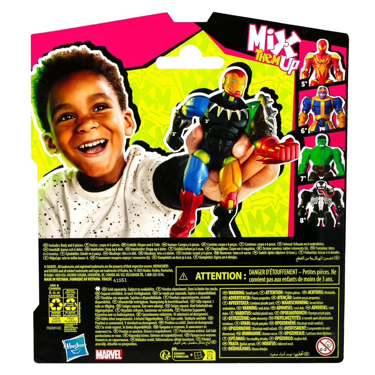 Hasbro Marvel Mix Mashers Action Figure