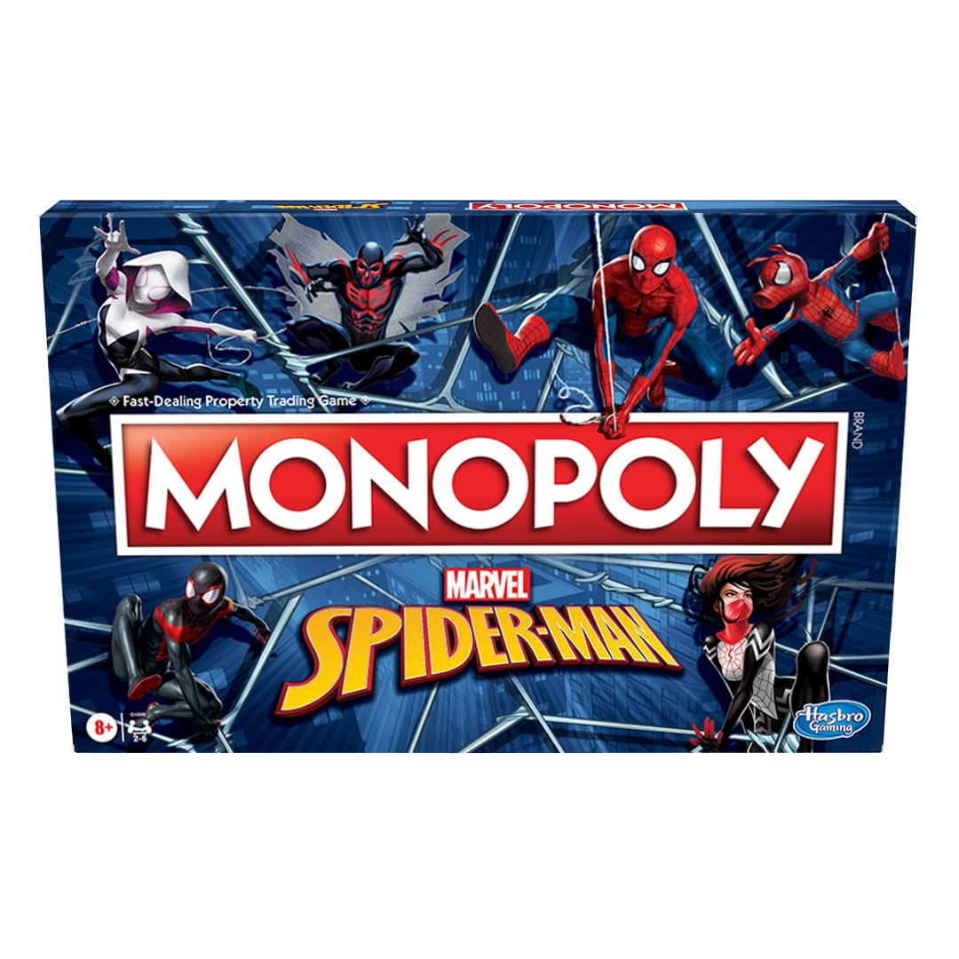 Hasbro Monopoly Marvel Spider-Man Edition Board Game