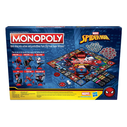 Hasbro Monopoly Marvel Spider-Man Edition Board Game