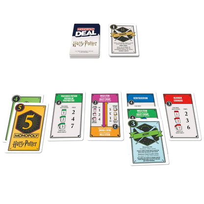 Hasbro Monopoly Deal Harry Potter Edition Card Game