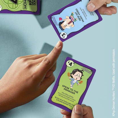 Hasbro Monopoly Deal K-Pop Demon Hunters Card Game