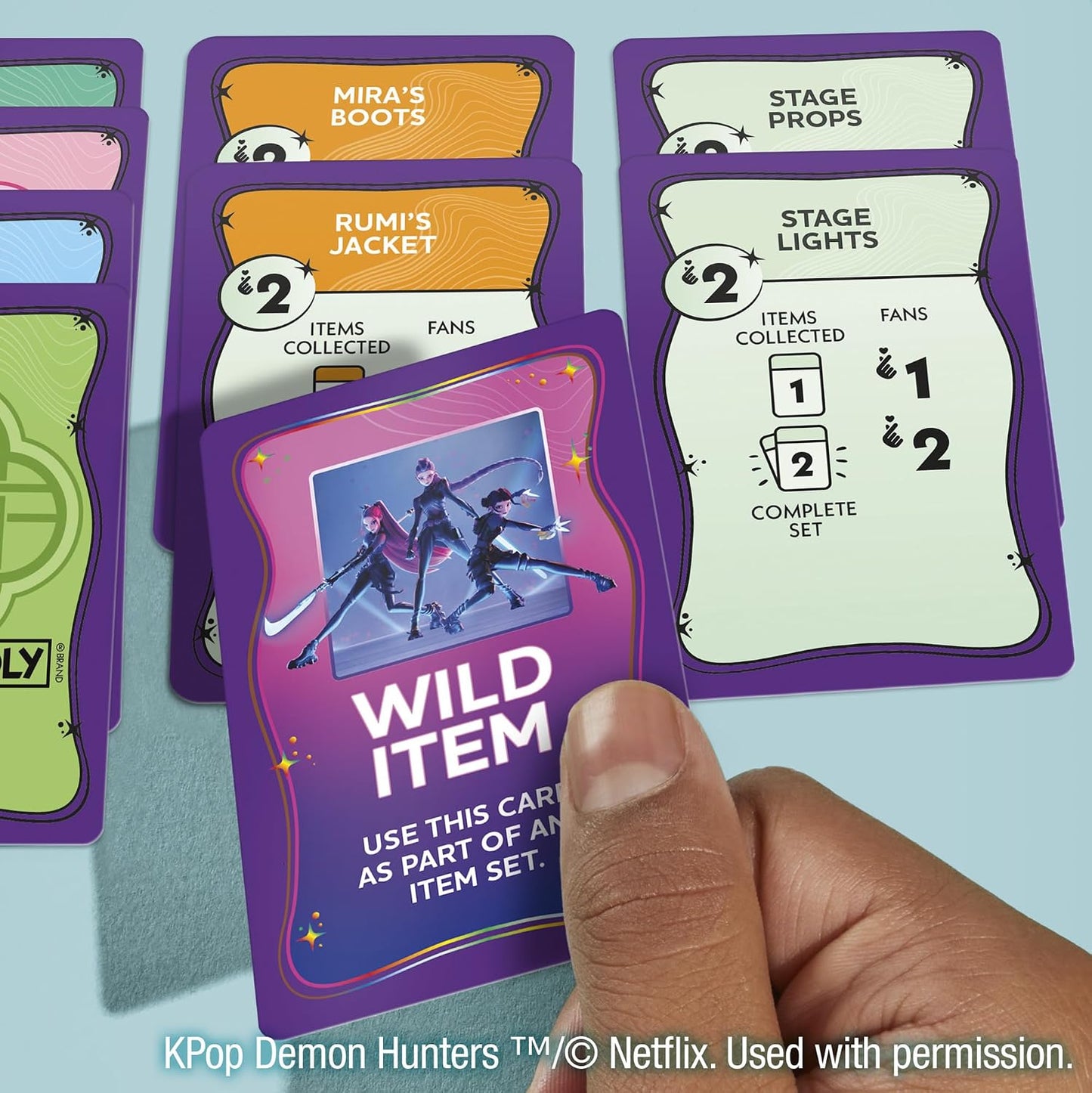 Hasbro Monopoly Deal K-Pop Demon Hunters Card Game