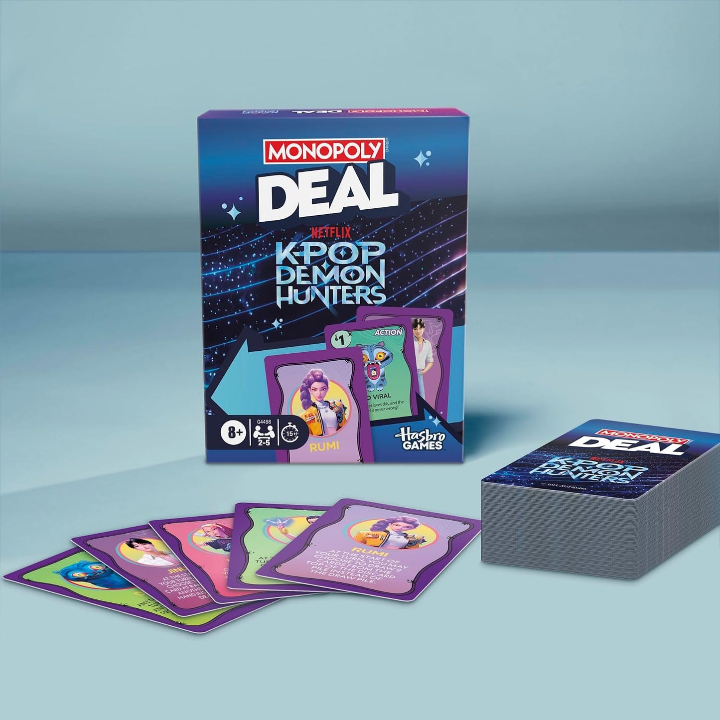 Hasbro Monopoly Deal K-Pop Demon Hunters Card Game