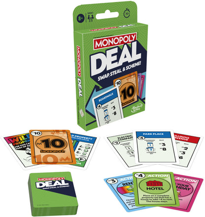 Hasbro Monopoly Deal: Swap, Steal & Scheme! Card Game