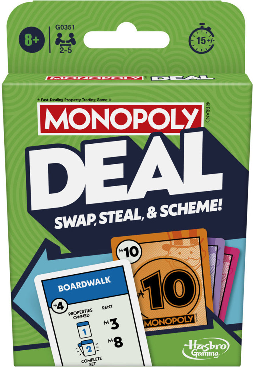 Hasbro Monopoly Deal: Swap, Steal & Scheme! Card Game