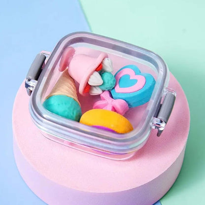 My toy kid Korean Style Astronaut Cartoon Shaped Eraser, Creative Detachable and Assembled Eraser, Interesting Stationery for Students