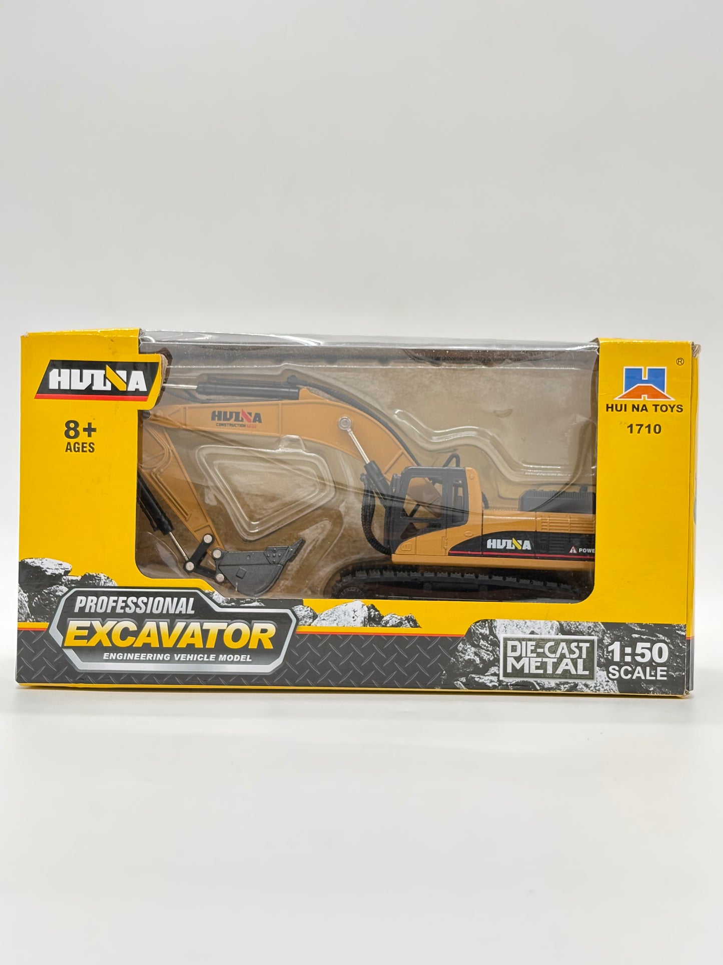 Huina Die-Cast Metal Excavator 1:50 Scale