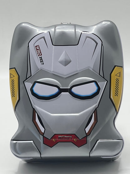 FunBlast Iron Man Tin Piggy Bank with Lock and Key
