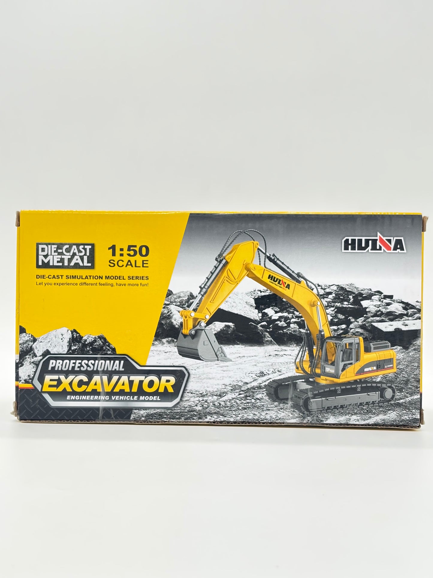 Huina Die-Cast Metal Excavator 1:50 Scale