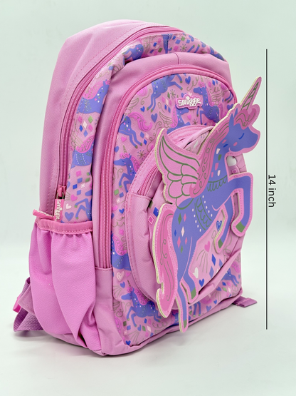 Smiggle Pink Junior Unicorn School Bag