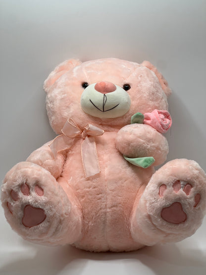 Flower big Teddy Bear, Cute, Soft Toy (33 Cm), Great Birthday Gift